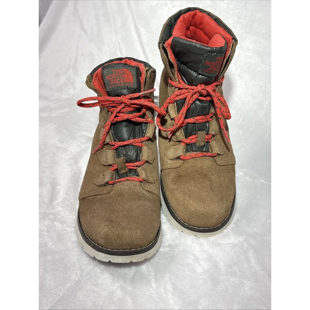 The North Face Heat Seeker Boots Women’s Sz 9 Brown Ballard Roll Down Insulated